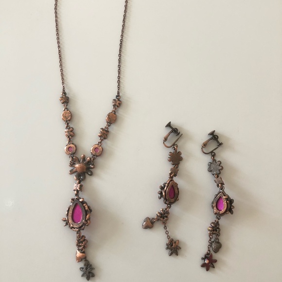 💖Fashionable Jewellery - Necklace & Clip On Earring Set - Picture 10 of 12